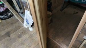 Дверь для парной, бани, сделать своими руками, из деревянной вагонки.