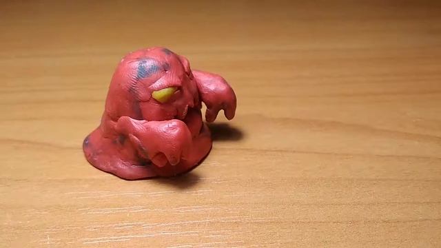 магмовый слизень. мультик из пластилина. создано с помощью stop motion studio. смотреть онлайн