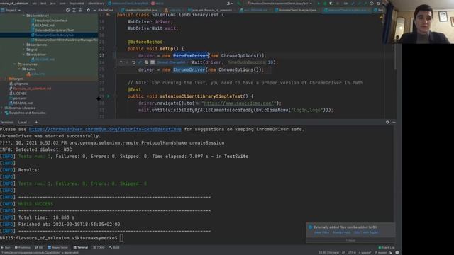 Selenium Course. MeetUp 1.0