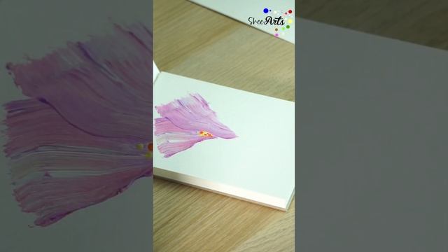 Acrylic One Stroke Flower Painting #shorts #trending #viral