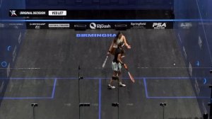 Squash Refereeing: Gohar vs Sherbini - No Let