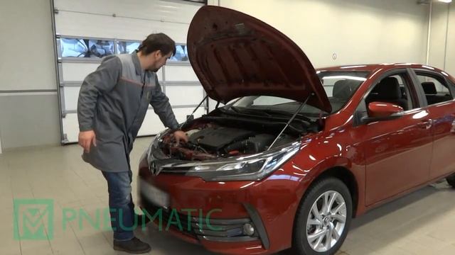 Амортизаторы (упоры) капота для Toyota Corolla XI (арт. KU-TY-CL11-00) от upory.ru смотреть онлайн