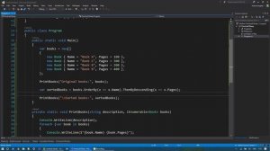 Practical C# - Sorting in LINQ