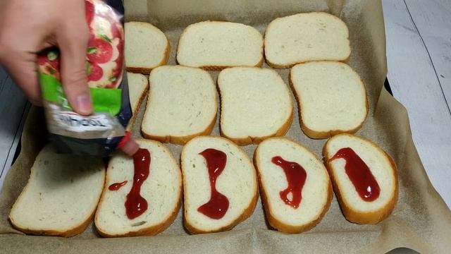 Очень вкусные и простые "Горячие бутерброды" Делаю только так смотреть онлайн