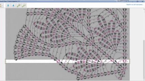 #КакВязатьПоСхемеКрючком Программа Схемоследилка - как использовать для схем вязания крючком?