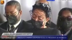 Discurso Arrepiante de Joseana Dos Santos filha de "José Eduardo dos Santos" (Ver o funeral)