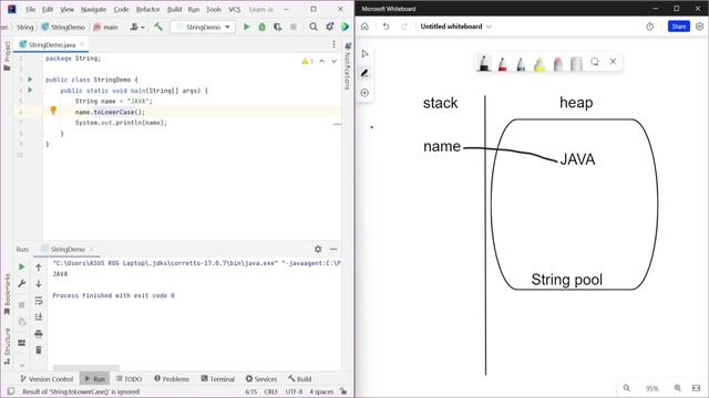 Why strings are immutable in Java ? - தமிழ் #java #string #tamil #immutable смотреть онлайн