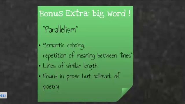 Genres in the Bible: part 2: Prose and Poetry