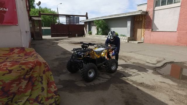 Потянет ли детский электроквадроцикл минивэн. Обзор Atacama T400