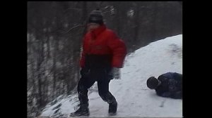 Зимний живой урок истории в Звенигороде 90-х