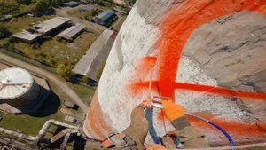 Paint me honey! Промальп. Покраска дымовой трубы.