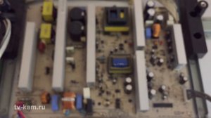 Ремонт телевизора LG 42PG200R.  Пропадает изображение и звук.