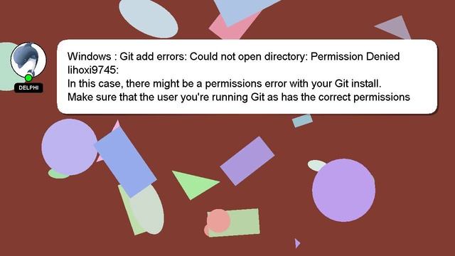 Windows : Git add errors: Could not open directory: Permission Denied смотреть онлайн