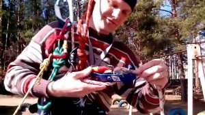 тренировка "учебное видео" Вертикальный подъем и спуск на ролике 26.04.2015