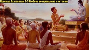 Шримад Бхагаватам 2-3 Любовь возвращение к истокам.
