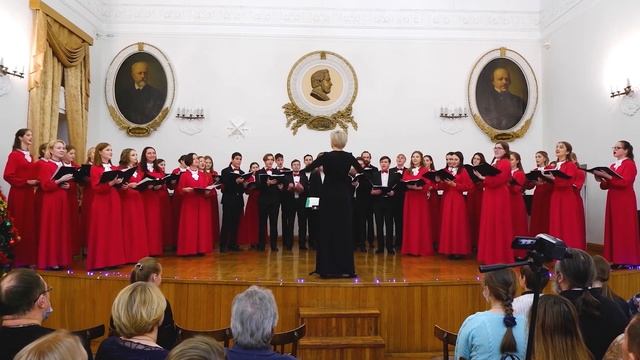 Смешанный хор ВМК им.Ростроповичей , рук.Ирина Лещева. Ларин «Рождественские колядки» 6-7 смотреть онлайн