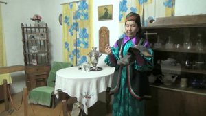 Женские и мужские Хакасские сапоги. Музей С. П. Кадышева в пректе Музеи Сиибрии. 071