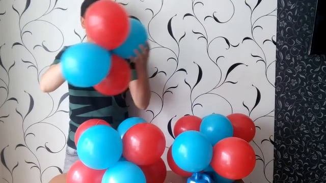 Шардан гирлянда жасау.Гирлянда из воздушных шаров