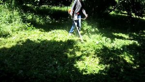 на что способен бензокоса stihl fs130 с леской