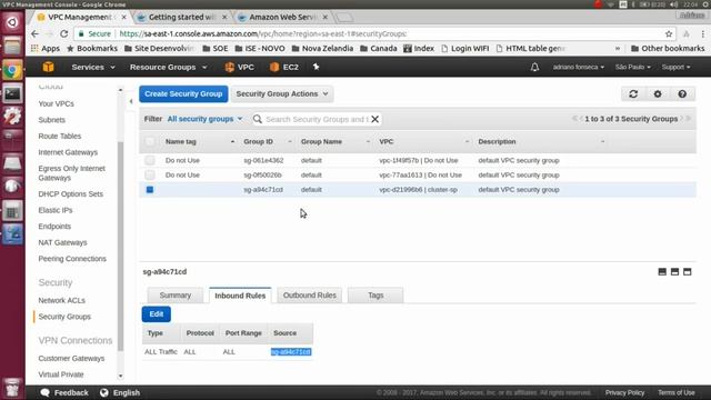 Docker 1.13 Configurando um cluster Swarm na Amazon (AWS) - Part 1 смотреть онлайн