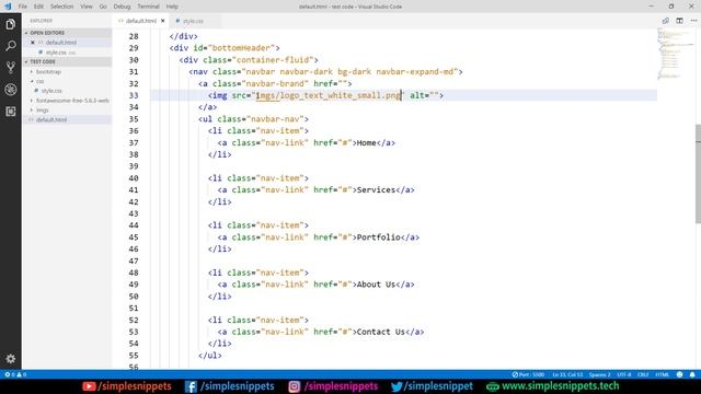 Developing the Navbar in Bootstrap from scratch | Tutorial - 7