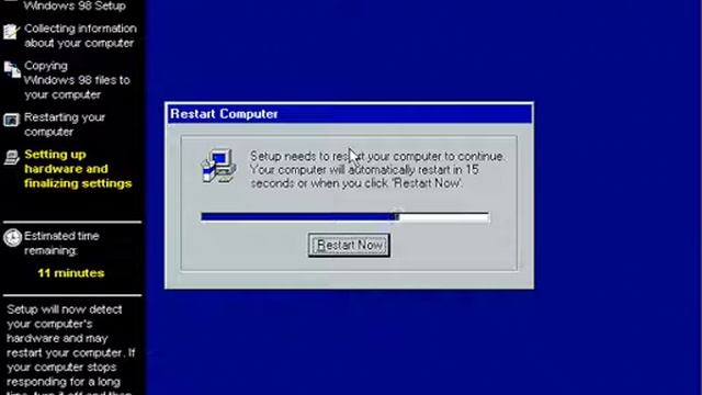 обновление windows 95 до windows 98 фаилы я не удалил, но windows 95 сдохла( смотреть онлайн