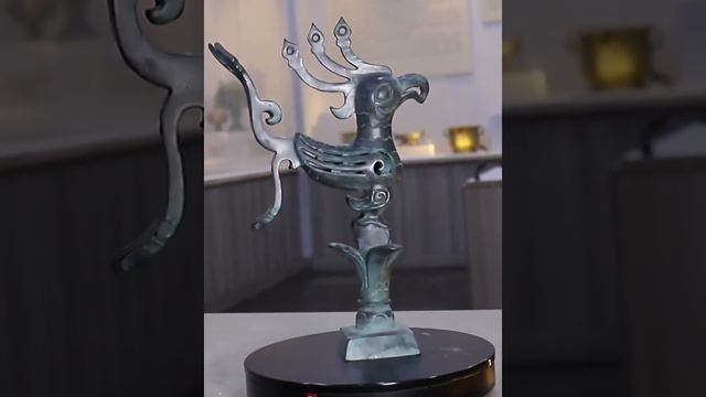Archaize Sanxingdui Bronze Bird Museum Props Home Office Decor смотреть онлайн