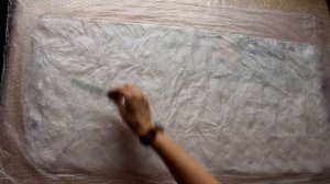 Валяние с шапочки с отворотом. 1 часть - раскладка шерсти.