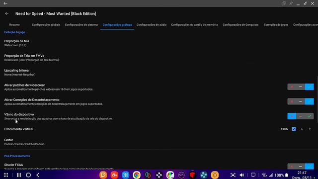 MELHOR CONFIGURAÇÃO PARA NEED FOR SPEED MOST WANTED NO AETHERSX2 NO SAMSUNG S20 FE смотреть онлайн