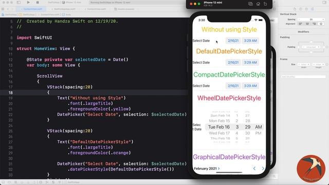 SwiftUI | Arabic | DatePicker Style смотреть онлайн
