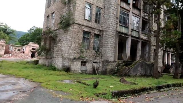 Акармара город призрак . Абхазия.