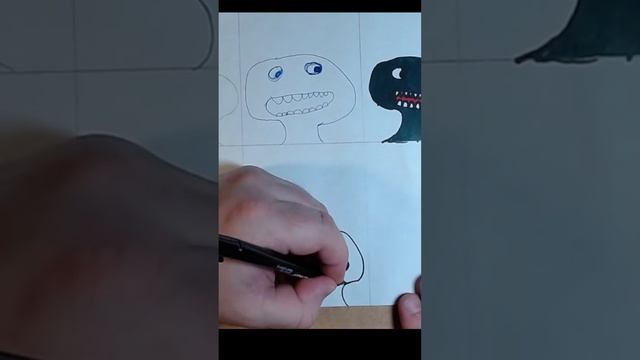 How to draw Jumbo Josh Says game Garten of Banban step by step easily draw with felt tip pens for dr