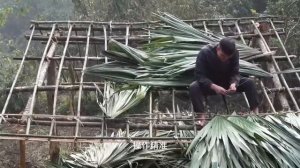 一男一女不靠家人帮助，走进荒野独居，搭建营地，开荒土地，挖野生竹笋下山卖换取生活所需物品，只靠勤奋双搜，种植幸福的过上二人甜美幸福生活！【上集】