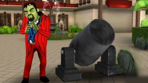 МУСОРНАЯ ПУШКА  СТРАННОГО СОСЕДА - Scary Stranger 3D - мульт для детей