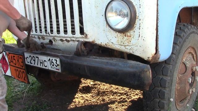 ГАЗ 53 топливозаправщик, пробуем заводить