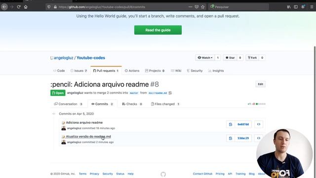 Git - Pull requests, Code review e contribuição em projetos públicos no github e gitlab