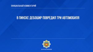 В Пинске дебошир повредил три автомобиля