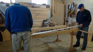 Изготовление деревянных дверей. 14-я часть (сборка коробок и установка петель)