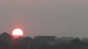 Калининград, кровавый закат на окружной