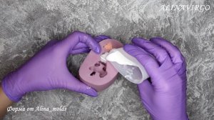 Мыловарение. Мастер-класс по заливке Котика. DIY. Alina_molds. Силиконовый молд. Soap making. Soap