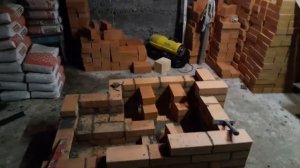 Как сложить печь из кирпича для бани, часть 1