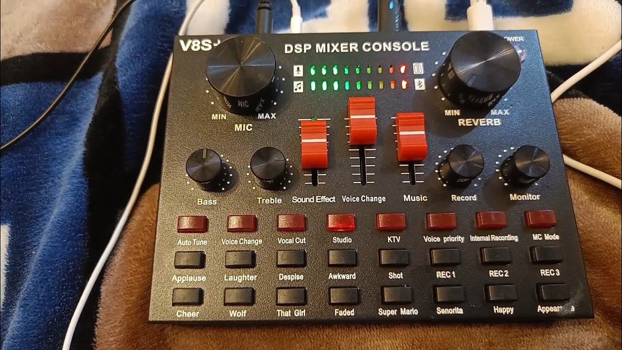 Студия звукозаписи в кармане? Китайская звуковая карта V8S+ | Честный обзор и тест смотреть онлайн
