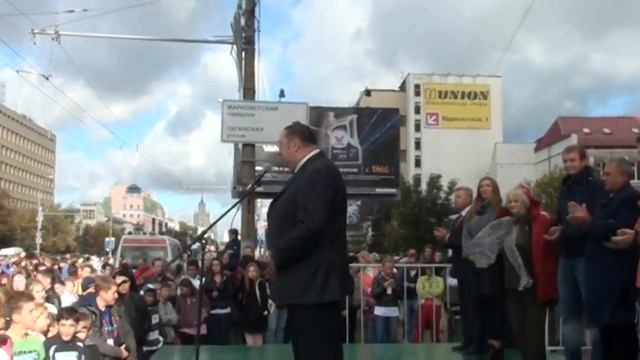 Праздник бега на Таганке 8 сентября 2012 года. смотреть онлайн