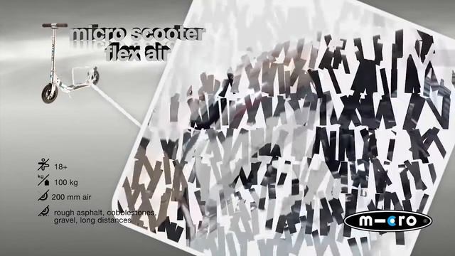 Самокат Micro Flex Air (Флекс Эйр) на надувных колесах смотреть онлайн