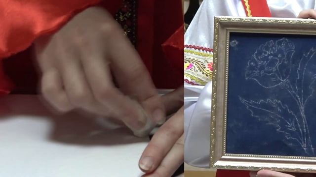 Мастер-класс. Технология аппликации из соломы "Цветы России" смотреть онлайн