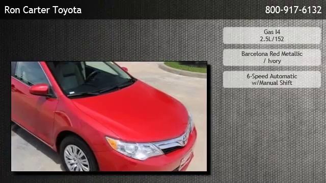 2012 Toyota Camry LE TOUCH SCREEN 1 OWNER !!! WE FINANCE !!! - League City смотреть онлайн