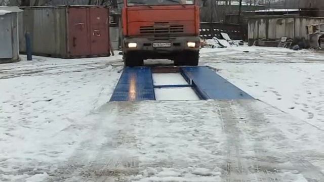 Как происходит взвешивание металлолома