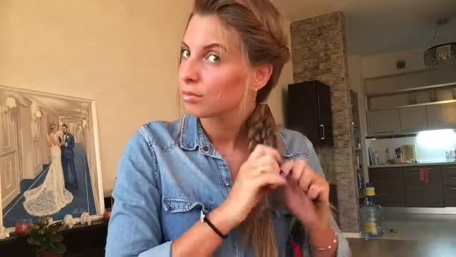 Быстрая прическа свои руками:) смотреть онлайн