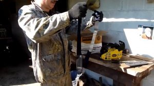 Распаковка - Бензопила цепная Champion 125T-10