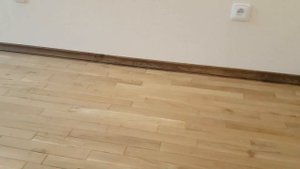 Штучный паркет с фаской.Укладка.Дуб.(Укладання паркету.Львiв)